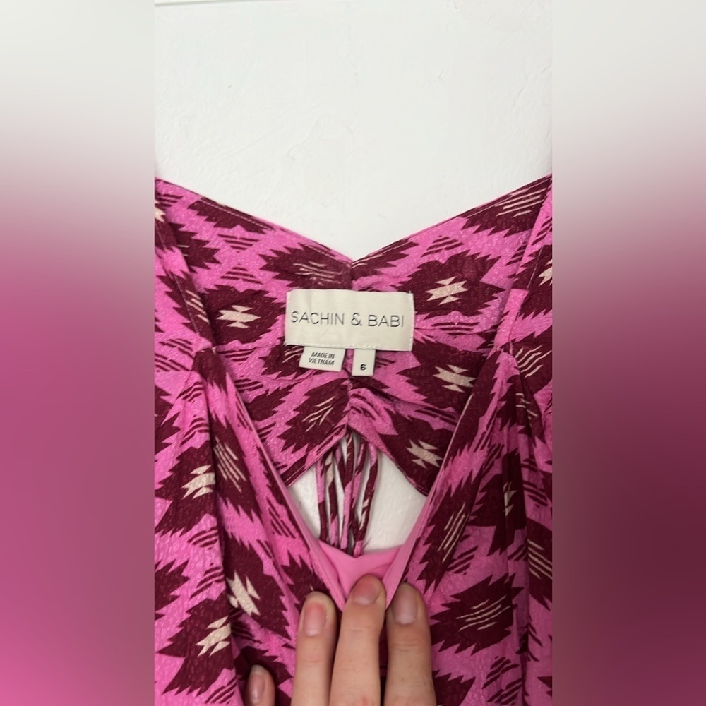 SACHIN & BABI Natalia Geometric-Print Mini Dress in 6​​​​​​ - Picture 7 of 13